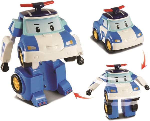 Polished Transformer Car - 10cm - Convertible to Robot