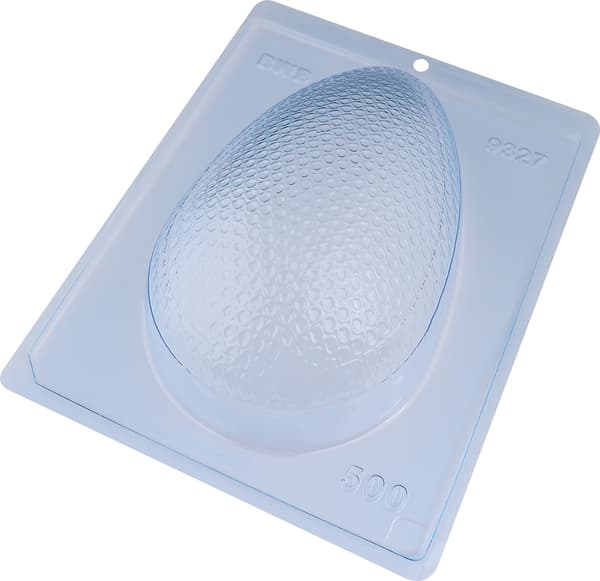 Pralinform Mönstret Egg 500g - BWB 9327 - Spesiell 3-delt form Transparent transparent