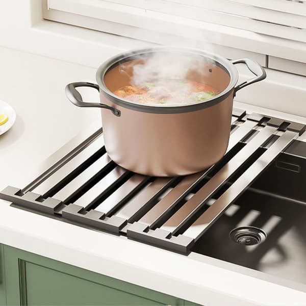 Stainless Steel Dish Drying Rack for Sink – 41.5 x 32.5 cm