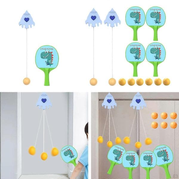 Practical and Beautiful Hanging Table Tennis Trainer for Self-Training for Door Frame, No Need to Practice with Racket