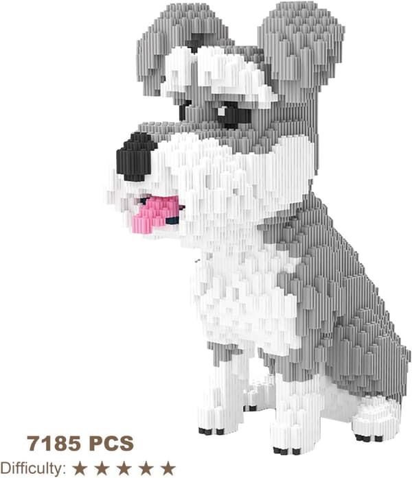 Dog Micro Building Blocks Animal Mini Building Toy Blocks Pet DXGHC