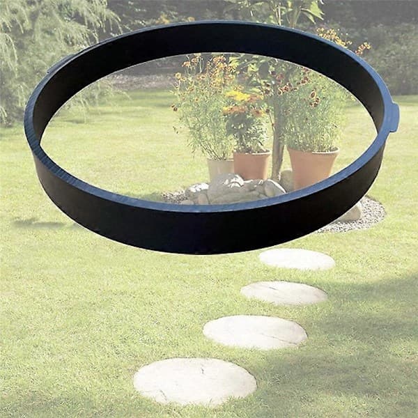 DIY Rund Trædesten Betonform, Genanvendelige Stenforme, Belægningsforme til Terrasse