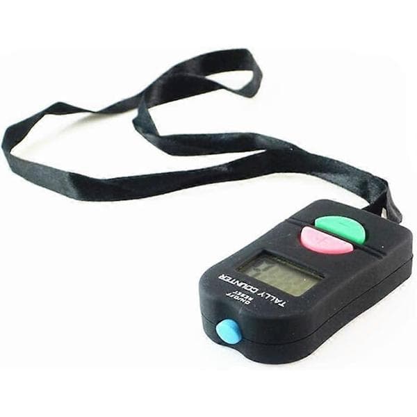 Practical and Beautiful 2pcs Digital Counter LED Electronic Handheld Tally Counter Clicker Lap Counter Number Clicker for