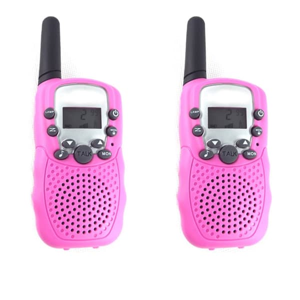 2-pack Walkie-Talkies for children - 3 km range, several colors available Pink Pink