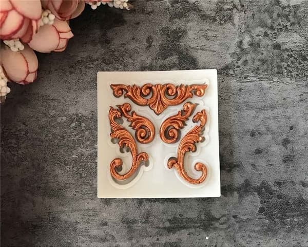 Ram Garland Silikoneform Barok