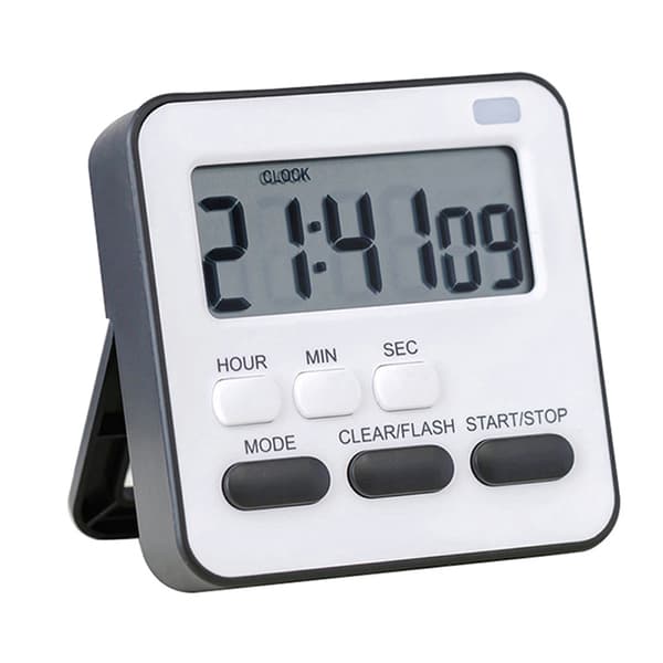 Timer til madlavning, køkken, sport, studie, vækkeur