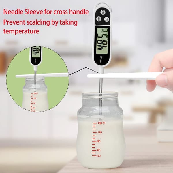 Kitchen thermometer accessories thermometer, thermometer probe thermometer grill thermometer 5 seconds LCD screen thermometer for pastries BBQ meat
