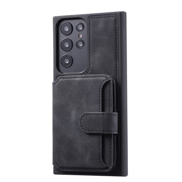 (Galaxy S22, Bog Sort) Etui til Samsung Galaxy S22 5G, Samsung S