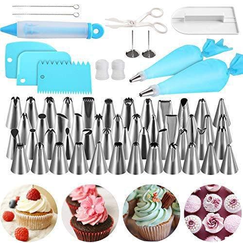 Cake Decorating Mold, Baking Tool Kit, 62-Piece Piping Bag, DIY Cake Decorating Kit (62p)