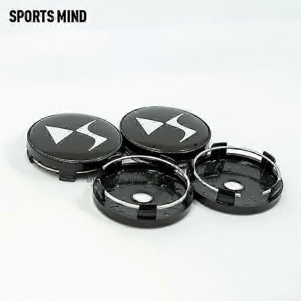 4 stk/parti 60 mm DS bilhjulscenterkapsler til DS DS3 DS5 DS6 Deesse PSA-logo Stilfuldt holdbart udskiftningsstøvdæksel