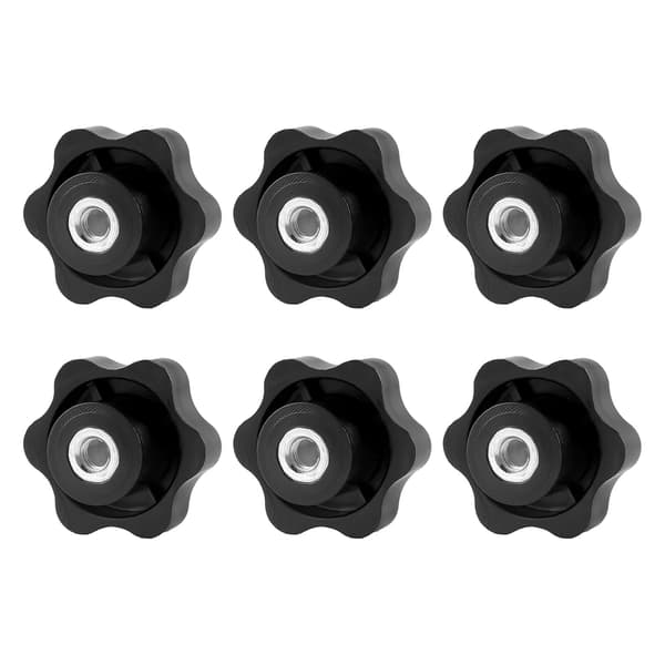6 st M8 vingmuttrar stjärnklämmor muttrar M8 vingmutter ytterdiameter