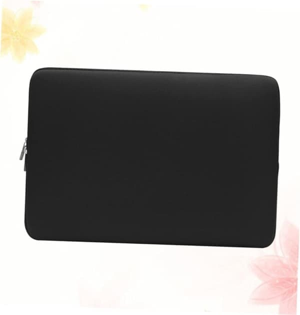 Laptop taske til 13 tommer Puffer Laptop etui Robust computer taske med blødt for Sort Let at bære