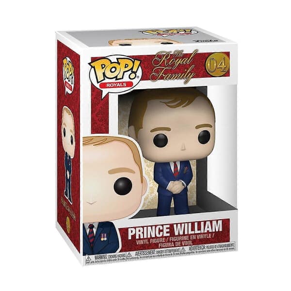 Prinssi William Pop! Royals Vinyylihahmo Yksi koko Monivärinen