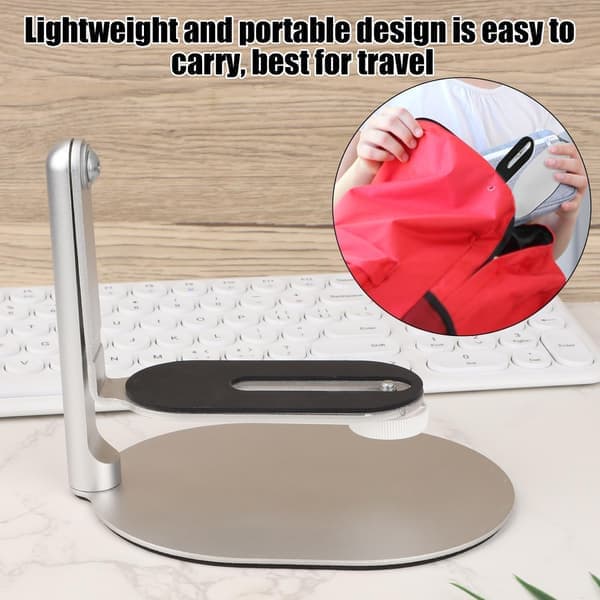 Projector Table Stand, 360° Adjustable Multi-Angle Desktop Mount for Projector and Monitor, Accessories Compatible with Nebula XGIMI Camera [Ho]