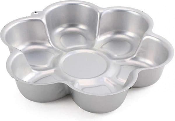 3D Blomsterformet Aluminium Kageform, Non-Stick Bageform til DIY Fødselsdagskager, Varmebestandig op til 287°C