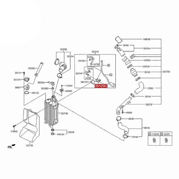 Elektromagnetisk vakuummagnetventil 39400-2C300 til Sorento Sumai -Sy