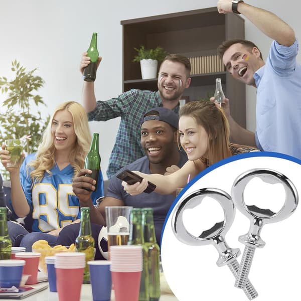 Bottle Opener Set - 8 Corkscrews - Multifunctional Keychain Bottle Openers for Home - Wedding - Restaurant - Bar