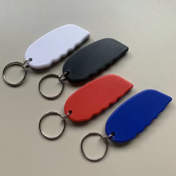 Mini Kartonkniv Brevåbner Knap Kartonkniv Multifunktionel Papirkniv other White other White