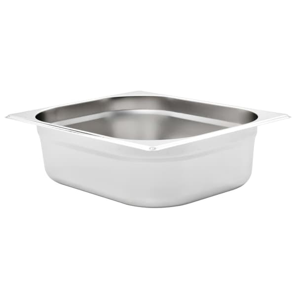 vidaXL Gastronormbeholdere 4 stk GN 1/2 100 mm rustfritt stål Silver silver