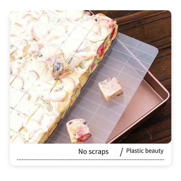 Nougat Baking Tray Confectionery Tool Rectangular Cake Molds Plastic Nougat Mold