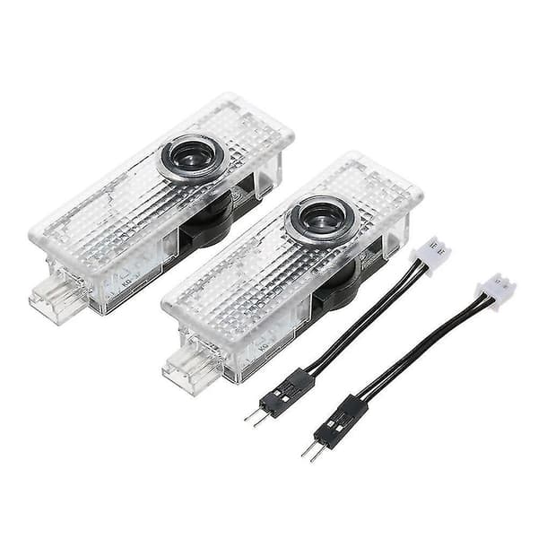 Passer til 2 stk. Passer til Mini Mini Cooper velkomstlysprojektorlys modificeret LED dekorativ