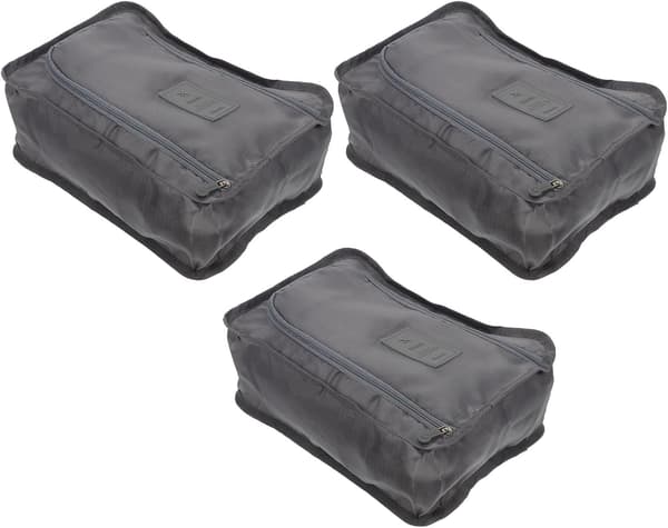 3 stk. sammenklappelig skopose af polyester med greb -
