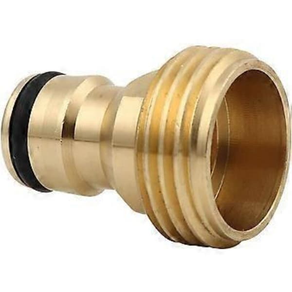 Adapter til 60 mm tankslange, importeret grovgevind til 32 mm haveslange -
