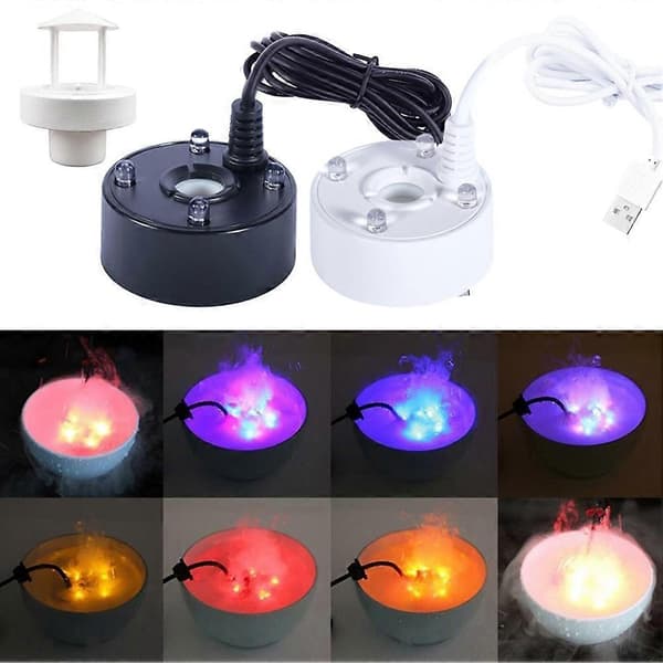 4 LED fog machine for ponds and fountains with nebulizer technology
