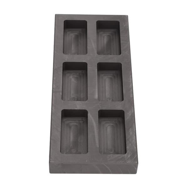 High Temperature Resistant Graphite Mold 6 Holes Silver Gold Durable