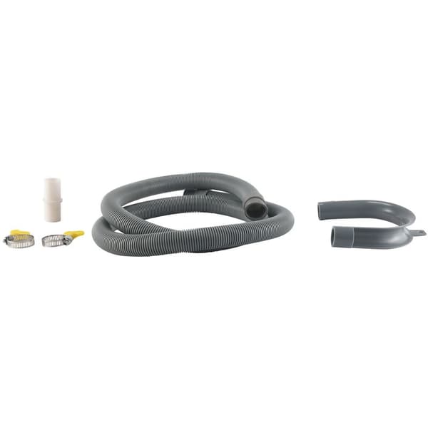 Drain Hose Extension Kit Universal Washing Machine Hose 1.5M, Includes Bracket Hose Connector and Clamps Drain Hoses