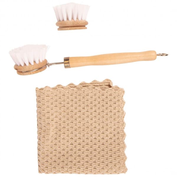 Diskset 3 delar Bercato Natur beige