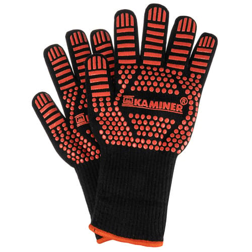 Varmebestandige Grillhandsker sort black