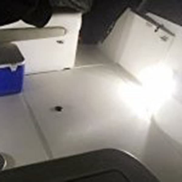 DC 12V Marine Akterlys LED Runde Baklys Kald Hvit Trapp Båt Tilbehør