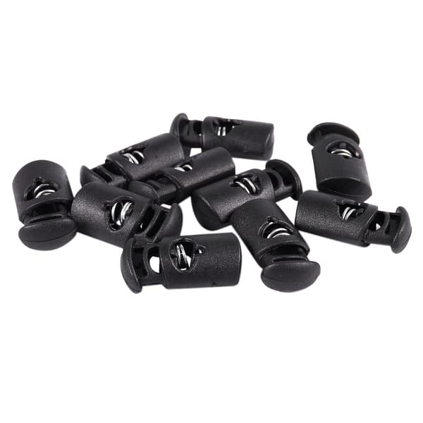 Diameter 8 mm hull, snorstopper snorer trykknapp, svart, 10 stk