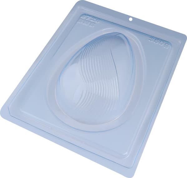 Pralineform Æg 350g Chokoladeform - BWB 9726 - Special 3-delt form Transparent transparent