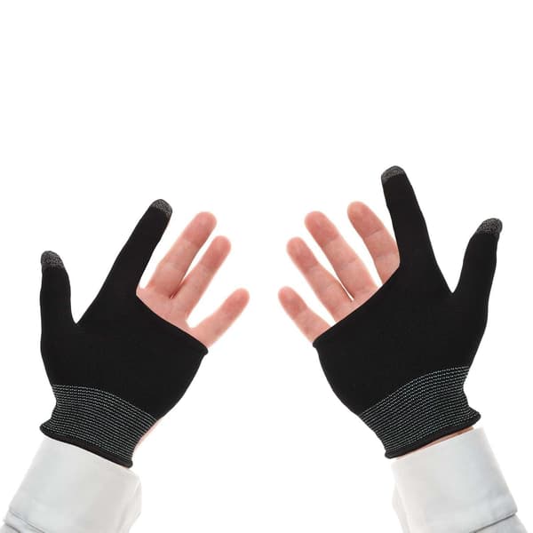 2 finger gaminghandsker med touchfingre, åndbare -