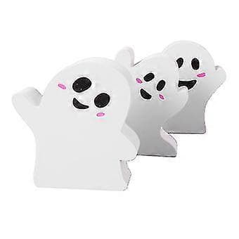 Spøgelsesbordsskilt Sæt med 3 Søde Halloween-dekorationer til hjemmefest, hyldevisning