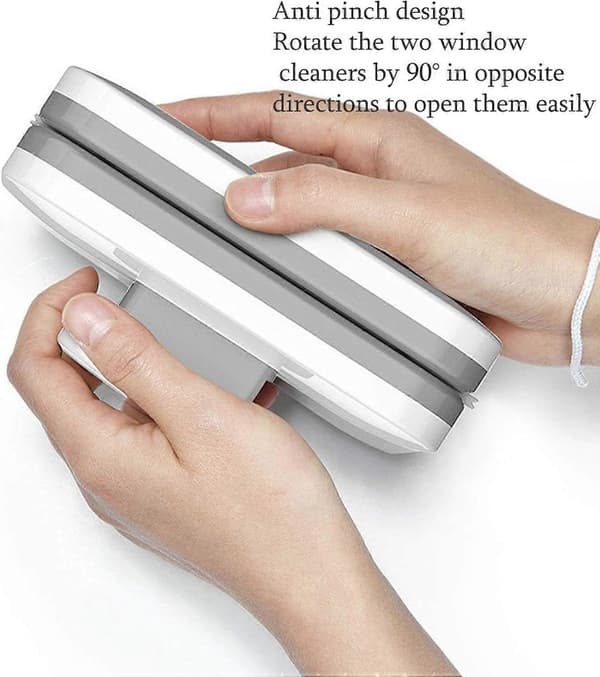 Magnetic Window Wiper Adjustable Wiper Cleaner Double-Sided Glass Cleaning Tool for Home Use [DB]