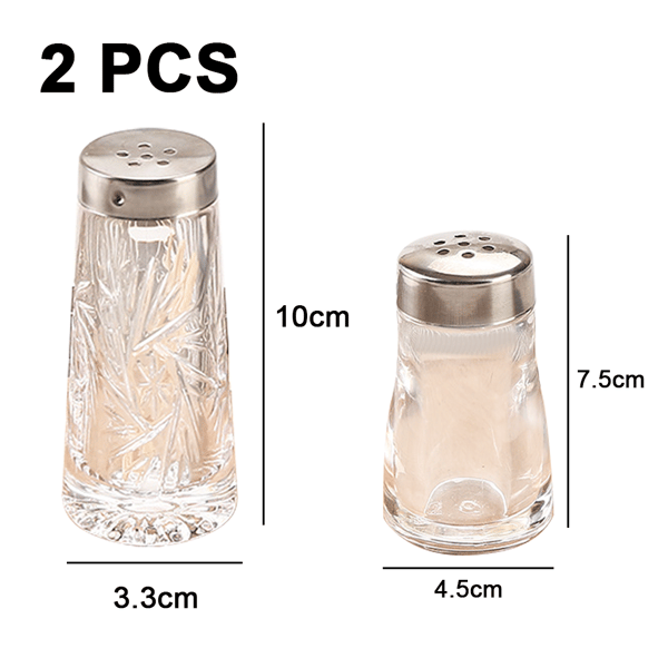Påfyllbar krydderflaske Salt- og pepperstrøere kjøkken 8006+8076