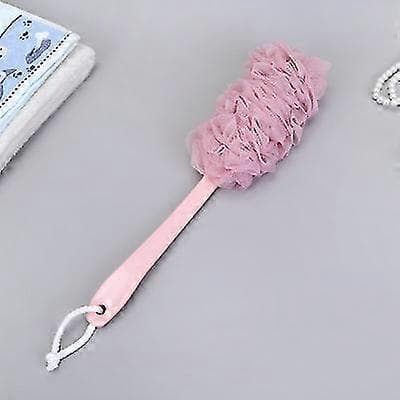 Long Handle Bath Brush Back Scrubber Shower Body Brushes Sponge Hanging Soft Mesh