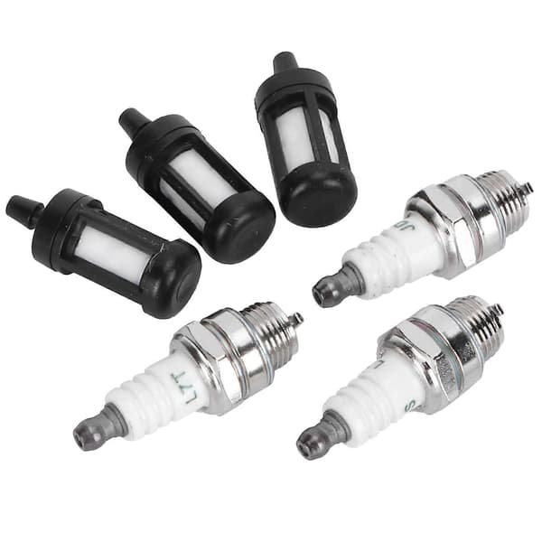 Spark Plug 3-pack Air Filter Fuel Filter Spark Plug Set Fits Stihl MS180 MS170 018 017 MS 180 170 [DB]
