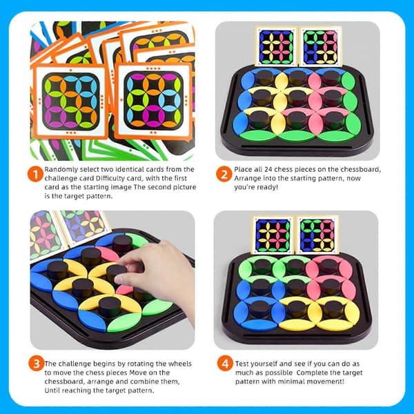 Intellectual Chessboard - Double Duel, Fun Strategy Games Chessboard New