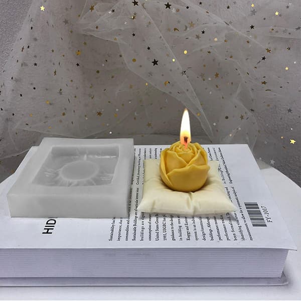 Pillow Candlestick Molds Epoxy Casting Mold For DIY Candlestick Jewelry Tray