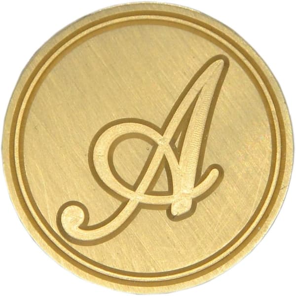 Voksseglstempel forseglingsvoks klassisk initialalfabet retro tre Z001 (A) -