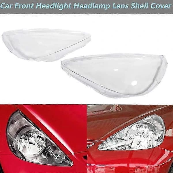 Car Front Headlight Light Lamp Lens Cover Replacement for Fit Jazz Hatchback 2003-2007 Right Transparent