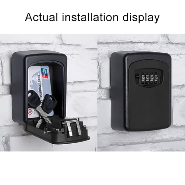 Key Cabinet with Code Lock in Durable Aluminum and Zinc Alloy
