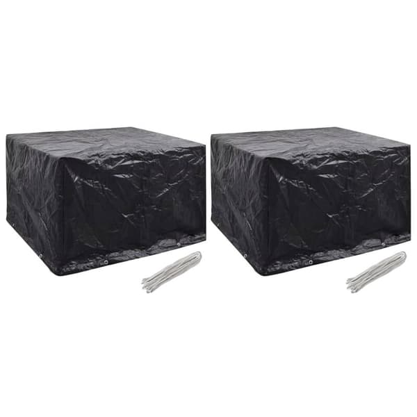Møbelbeskyttelse for hage 2 stk 8 maljer 135x135x90 cm