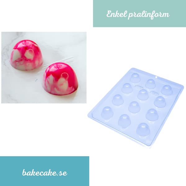 Praline Mold Dome Chocolate Mold - BWB 10