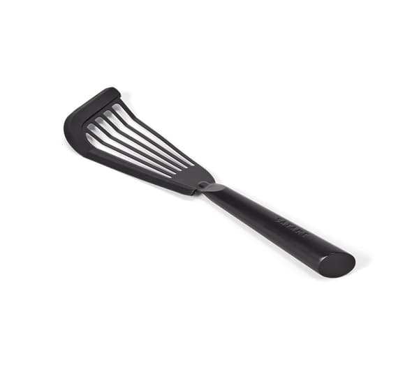 Stekespade med silikonkant Satake Svart black