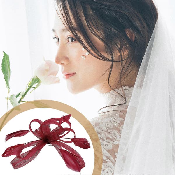 Huvudbonad Brudfascinator Hårklämma för Bröllop 1 Styck